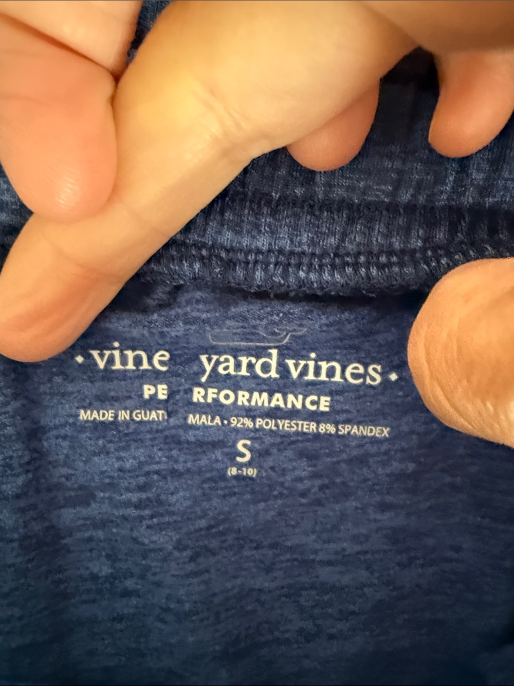 Vineyard Vines Boys Heather Royal Blue Joggers - Picture 3 of 3